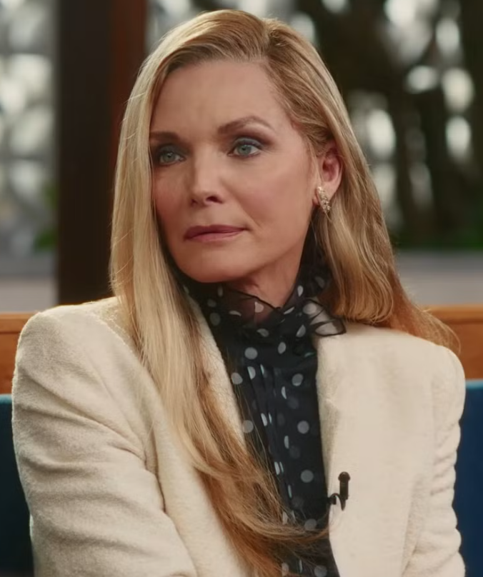 Michelle Pfeiffer Oh What Fun Claire White Coat - Image 1